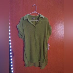 Nanette women's button up blouse size medium